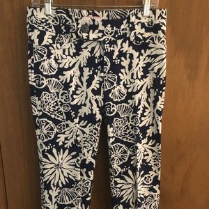 Lilly Pulitzer In the Groove Luxury Capri Size 4